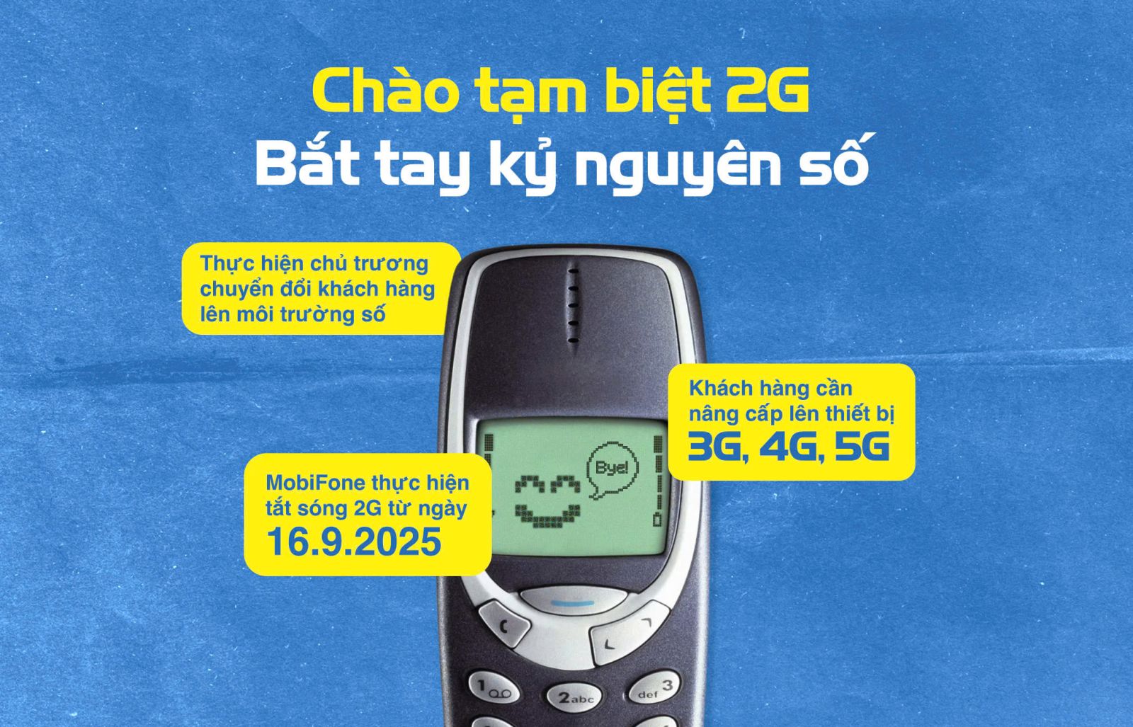 Ảnh bài viêt MobiFone chính thức tắt sóng 2G từ ngày 16/9/2025